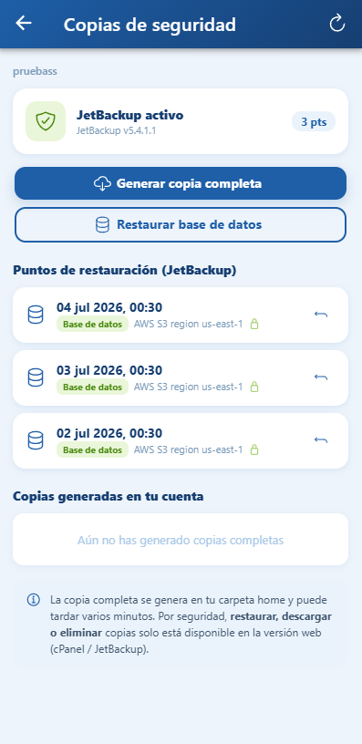 Backups