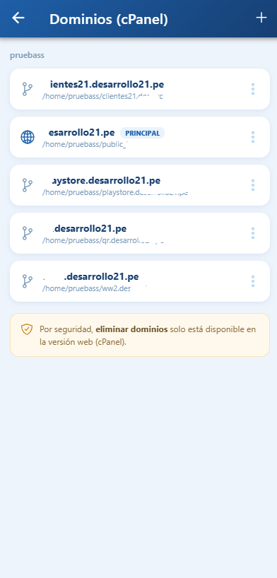 Dominios