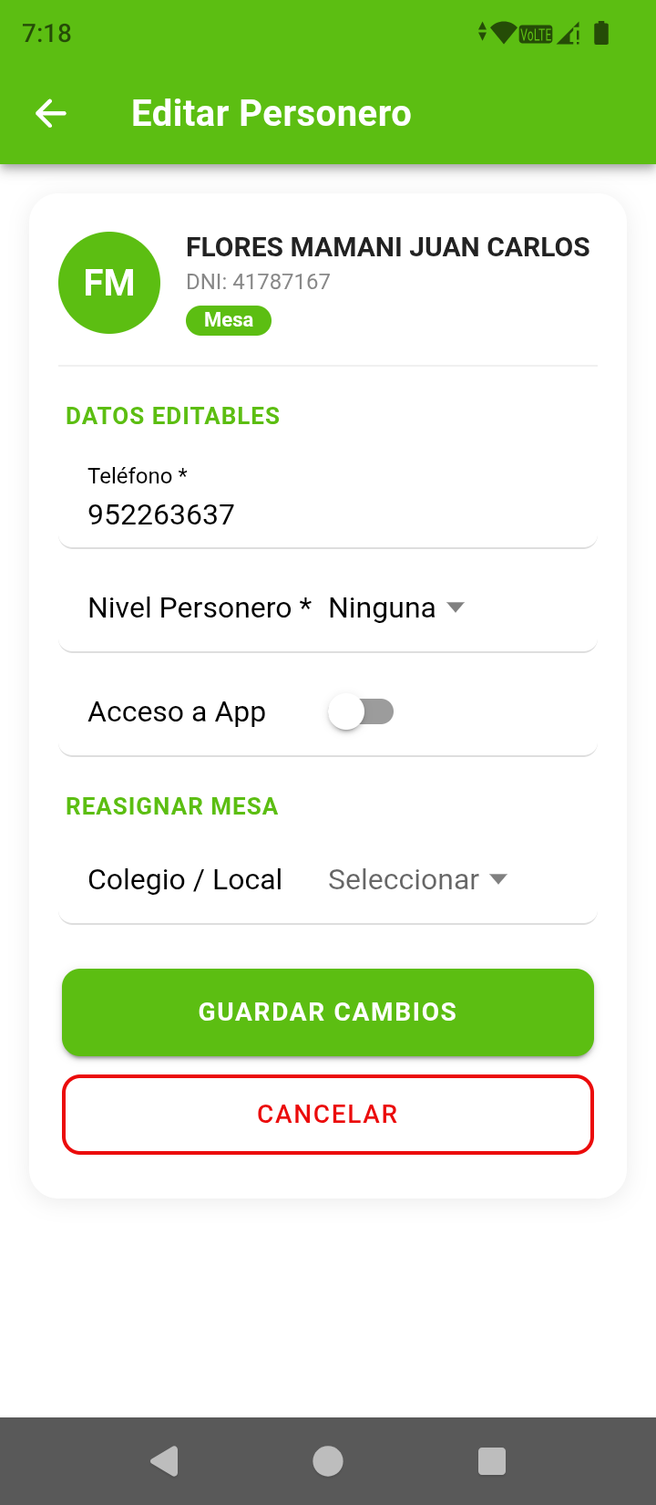 Editar personero