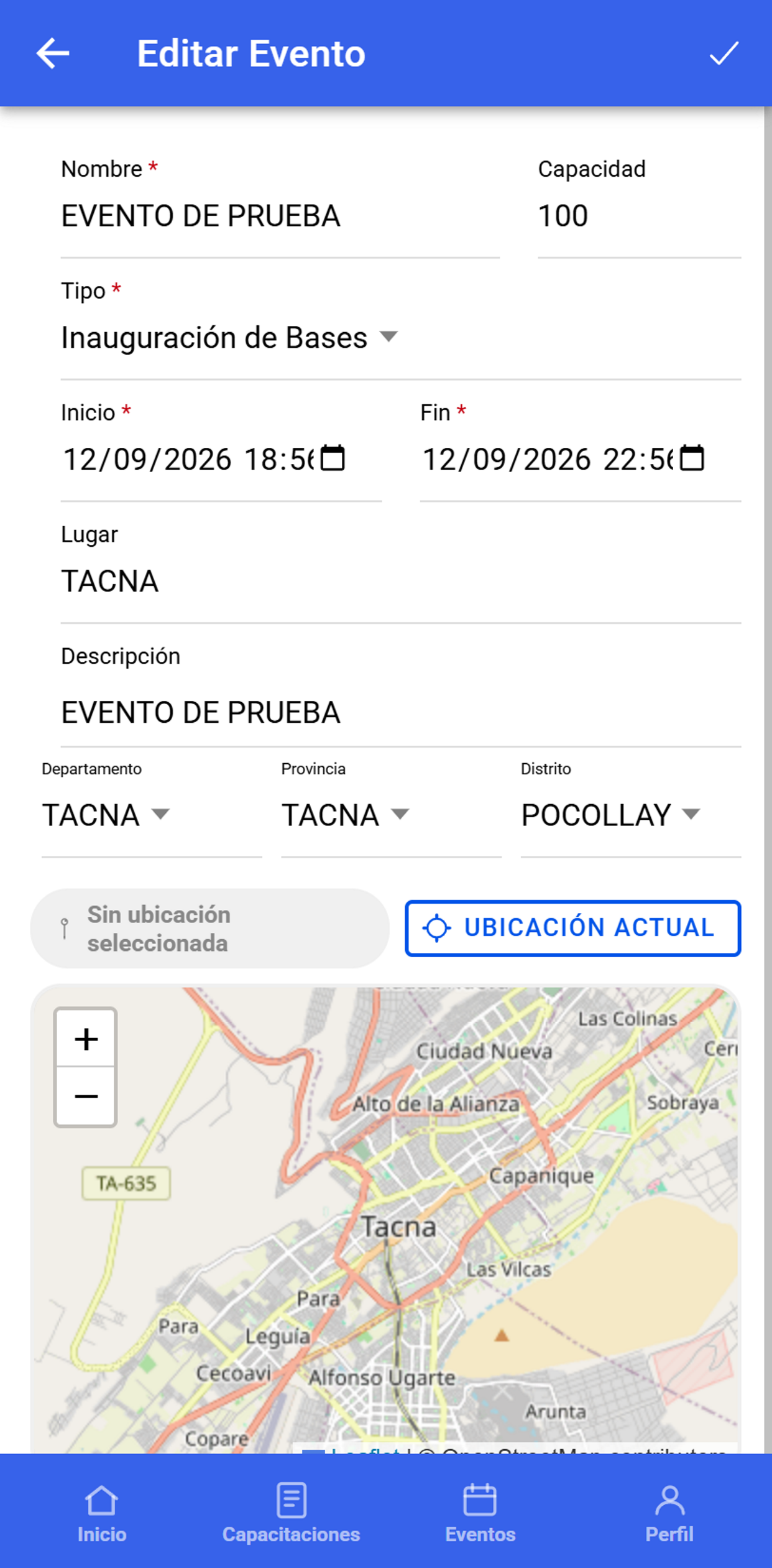 Eventos