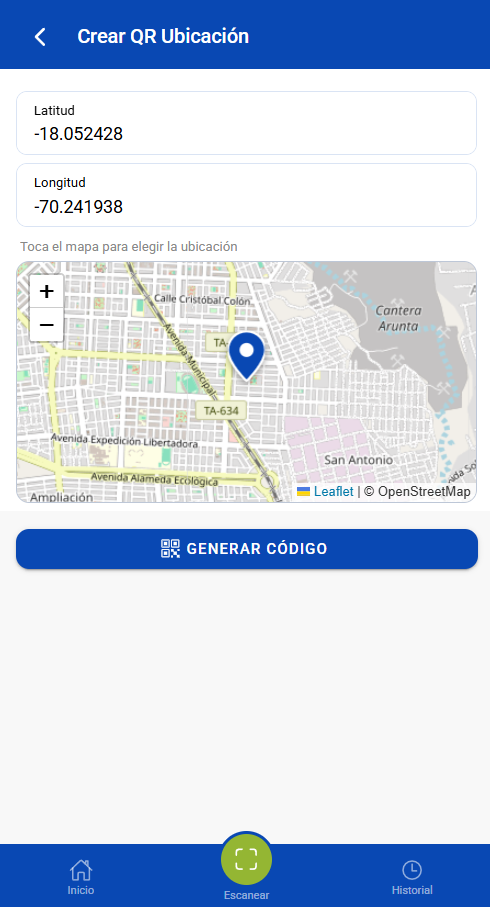 QR Ubicación