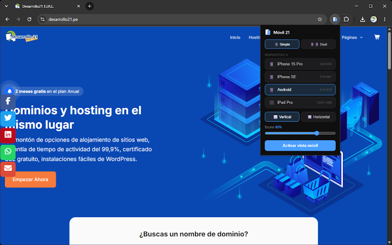 Panel de Móvil 21