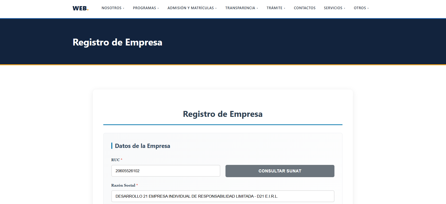 Registro Público